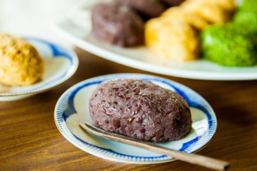 お彼岸　おはぎ