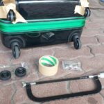 スーツケース　タイヤ交換　自分で