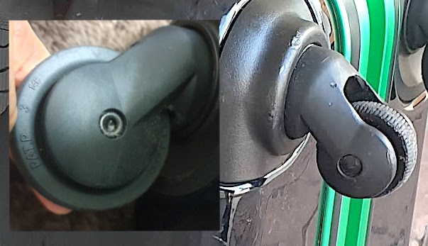 スーツケース　タイヤ交換　自分で　