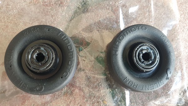 スーツケース　タイヤ交換　キャスター